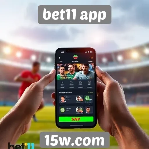 Experiência de apostas ao vivo no bet11 app